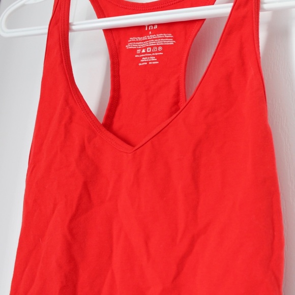 TNA v neck body suit red - Picture 2 of 3